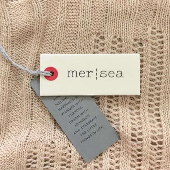 Mersea souk knit tunic-beige-NWT-OS - Picture 12 of 13